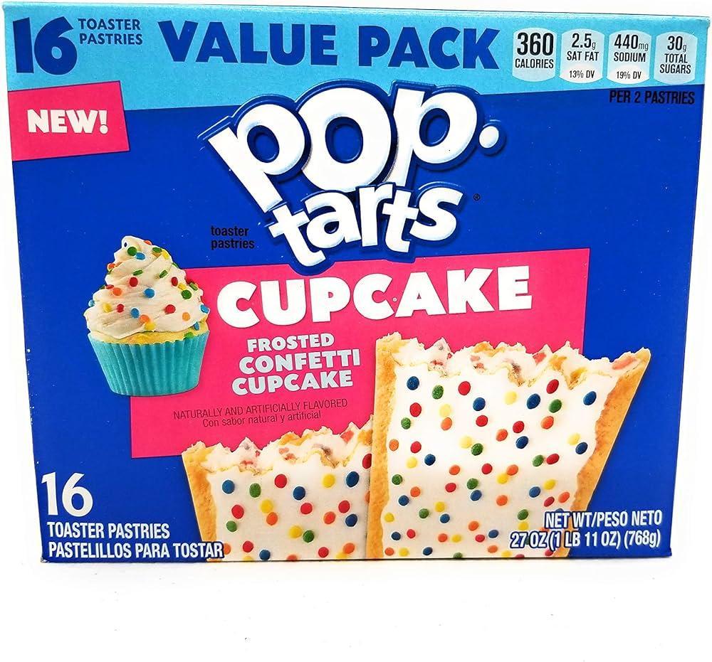 Pop Tarts - Frosted Confetti Cupcakes 16 Toaster Value Pack