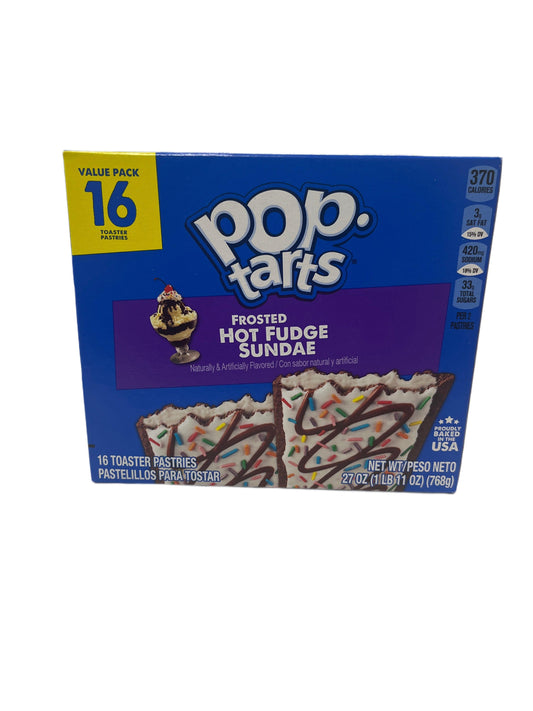 Pop Tarts Frosted Hot Fudge Sundae 16 Value Pack U.S Edition