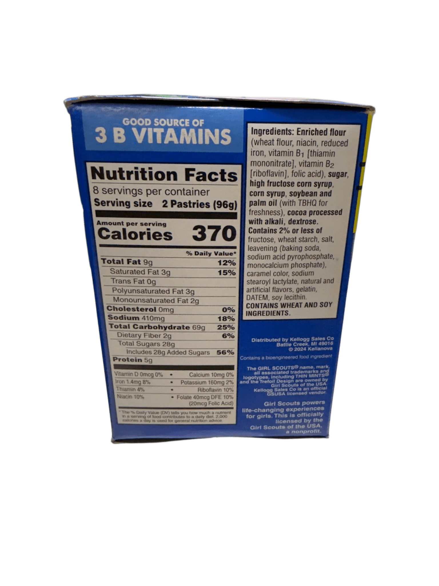 Pop Tarts Girl Scouts Frosted Thin MInts Flavour 27OZ - U.S.A Edition - Jack Righteous