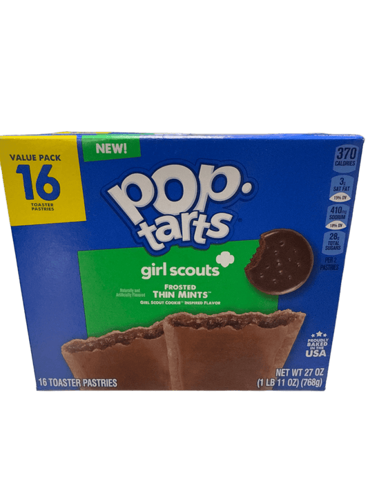 Pop Tarts Girl Scouts Frosted Thin MInts Flavour 27OZ - U.S.A Edition - Jack Righteous