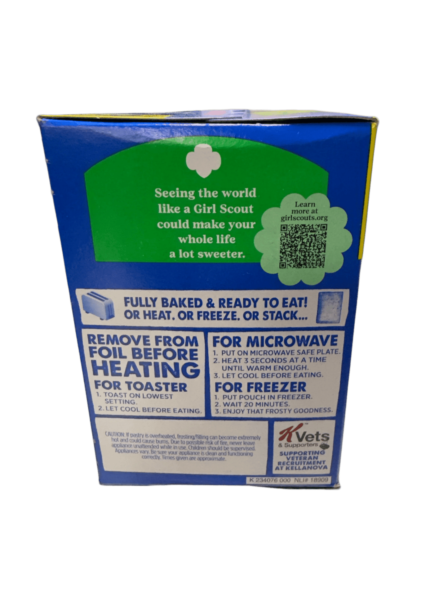 Pop Tarts Girl Scouts Frosted Thin MInts Flavour 27OZ - U.S.A Edition - Jack Righteous