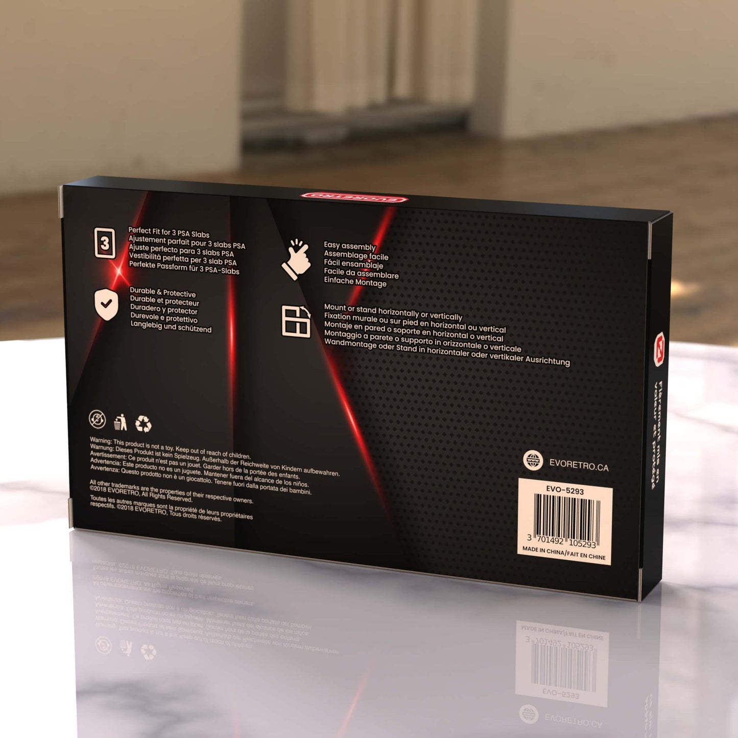 Premium PSA Graded Wooden Frame Display with UV Glass - Jack Righteous