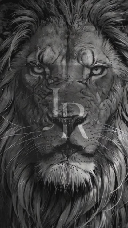 Anime-Style Lion Music Canvas – MP4 + JPEG Visual Download