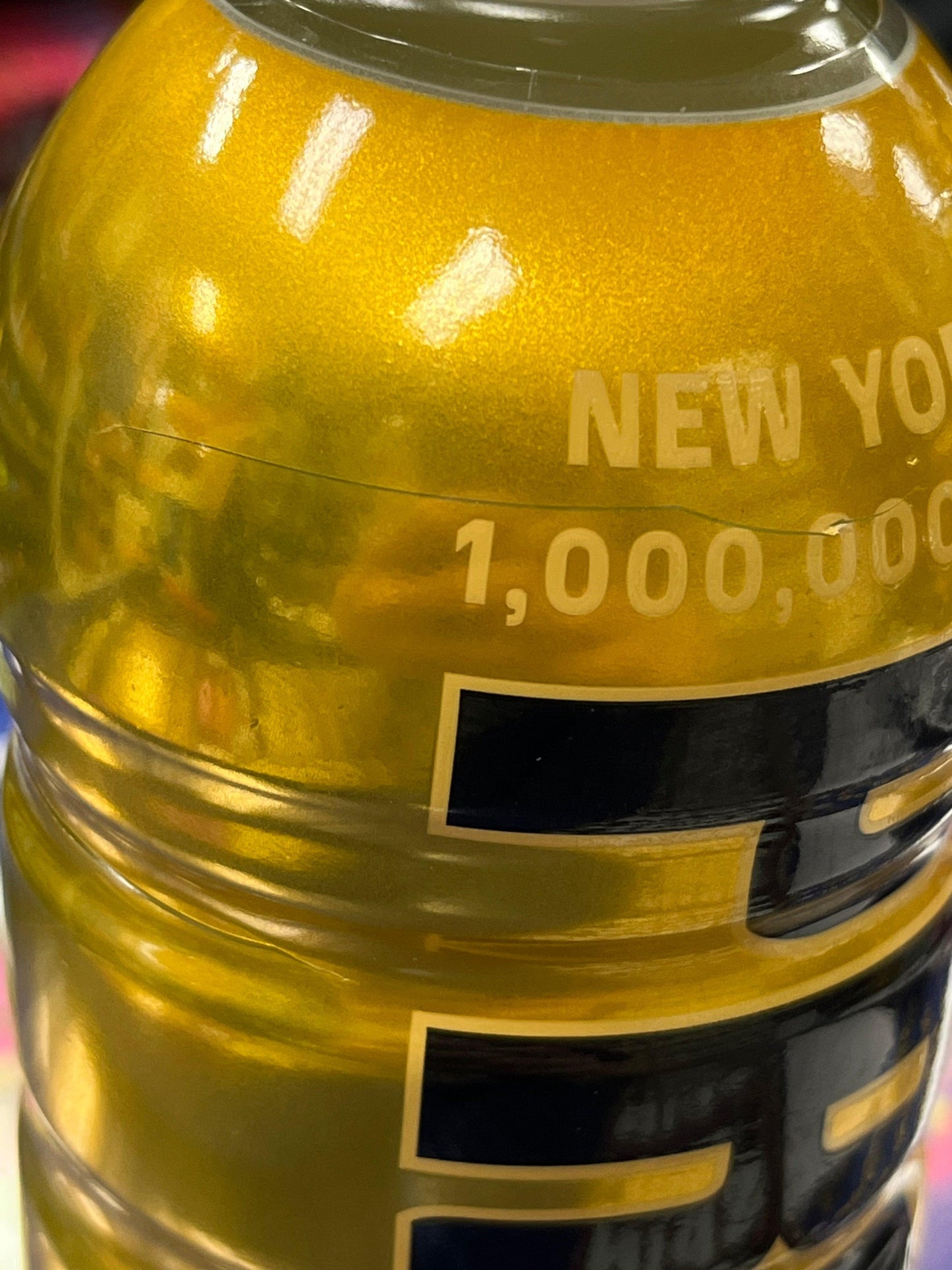 Prime Gold 1 Billion New York Bottle Limited Edition - Scratched Bottle