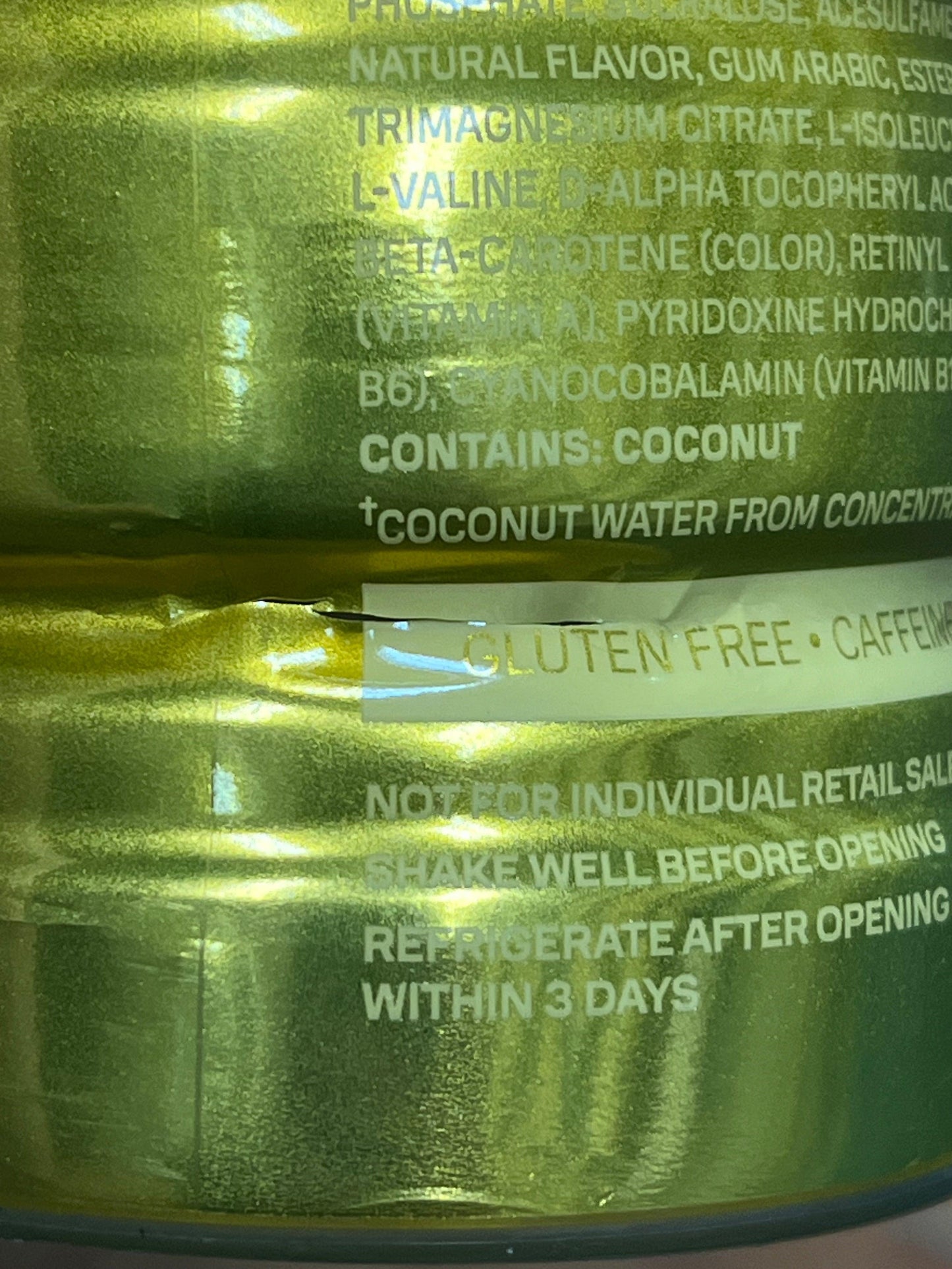 Prime Gold 1 Billion New York Bottle Limited Edition - Scratched Bottle