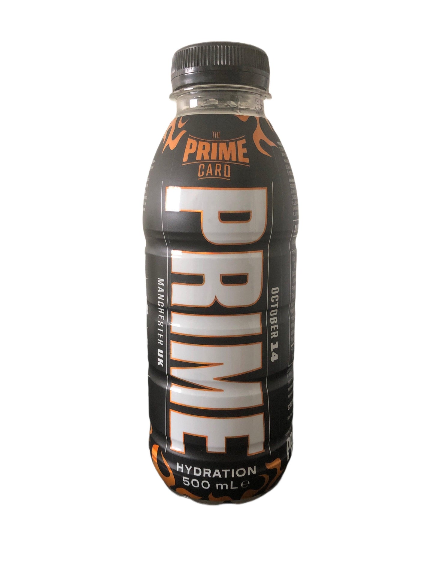 Prime Hydration Prime Card Black Bottle Misfits Collectable Edition
