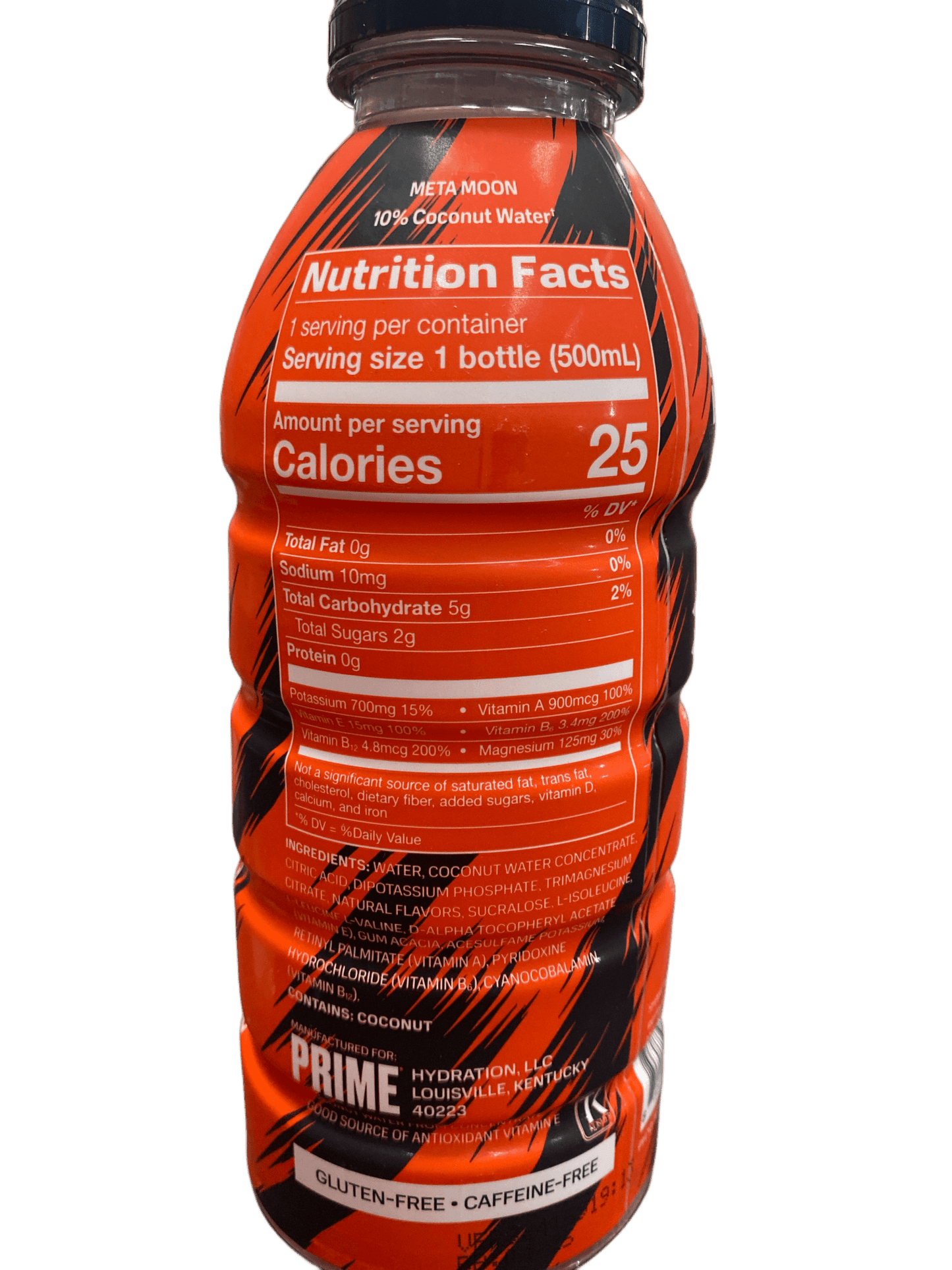 Prime Hydration WWE Black & Red Drink - U.S Edition - Jack Righteous