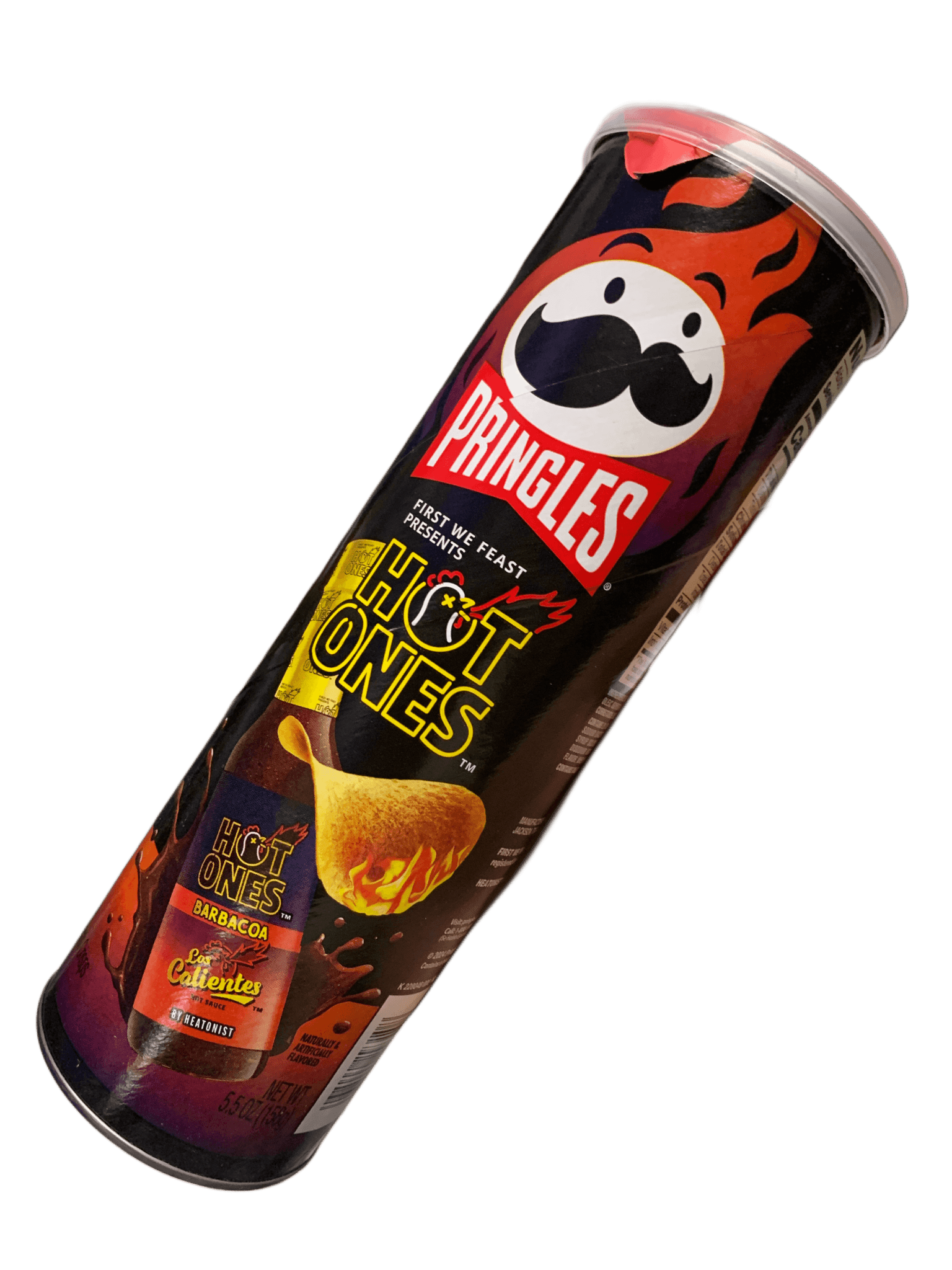 Pringles Hot Ones Barbacoa Flavour 156G - U.S Edition - Jack Righteous