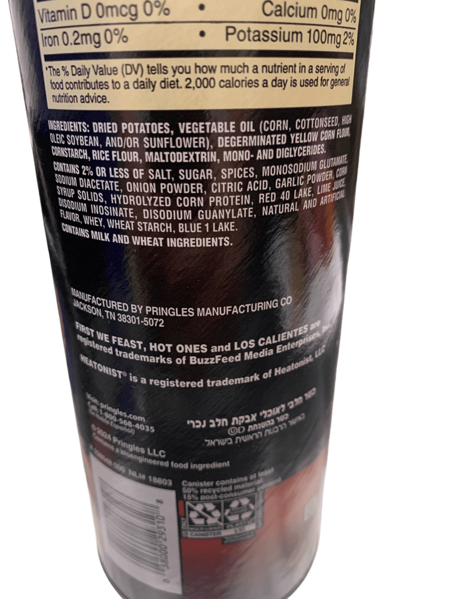 Pringles Hot Ones Barbacoa Flavour 156G - U.S Edition - Jack Righteous