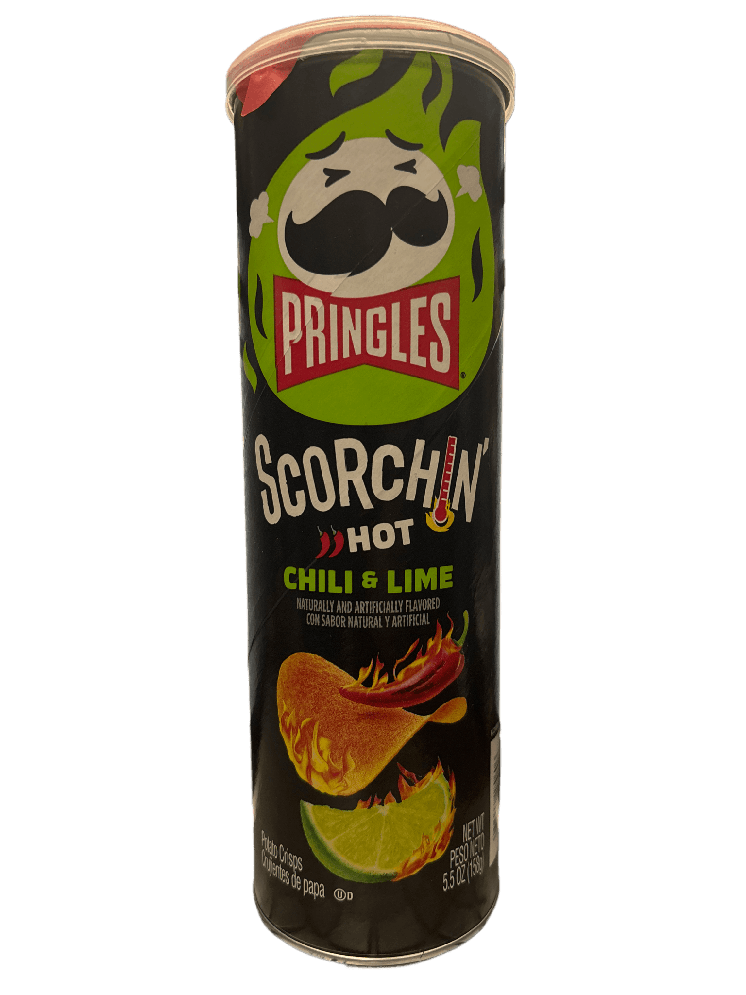 Pringles Scorchin' Hot Chili & Lime Chips 5.5OZ - Jack Righteous