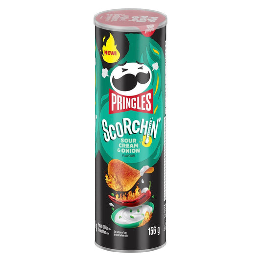 Pringles Scorchin Sour Cream & Onion 156G
