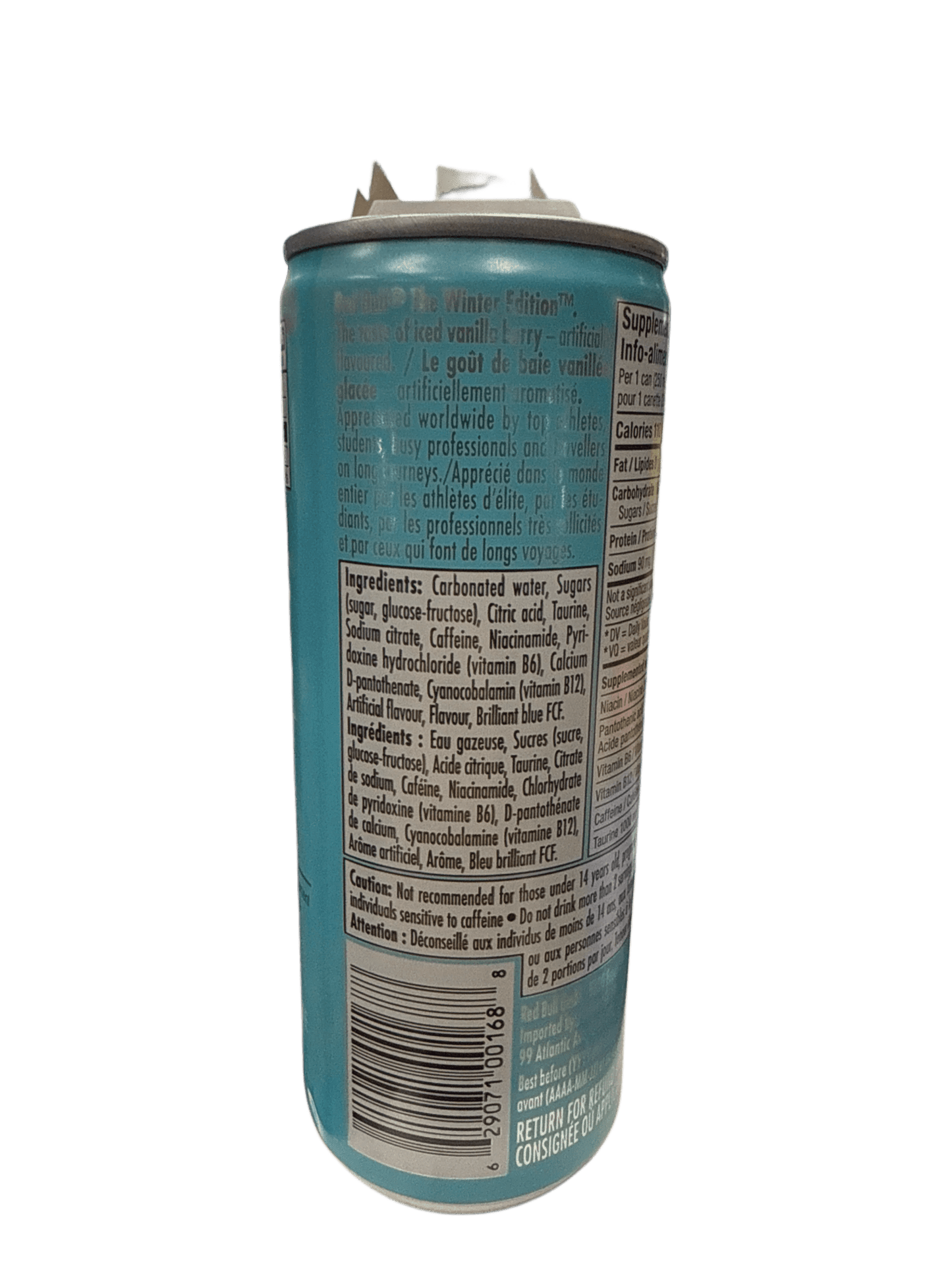 Red Bull Winter Edition Iced Vanilla Berry 250ML - Canadian Edition - Jack Righteous