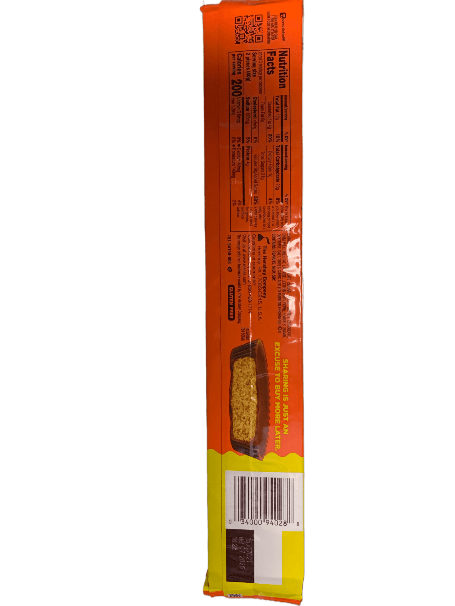 Reeses Peanut Butter Cups Super King Chocolate Bar 119G - U.S Edition - Jack Righteous