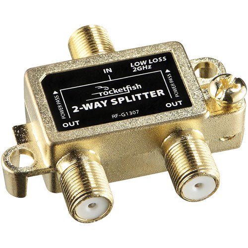 Répartiteur coaxial à 2 voies de Rocketfish (RF - G1307 - C) - Jack Righteous