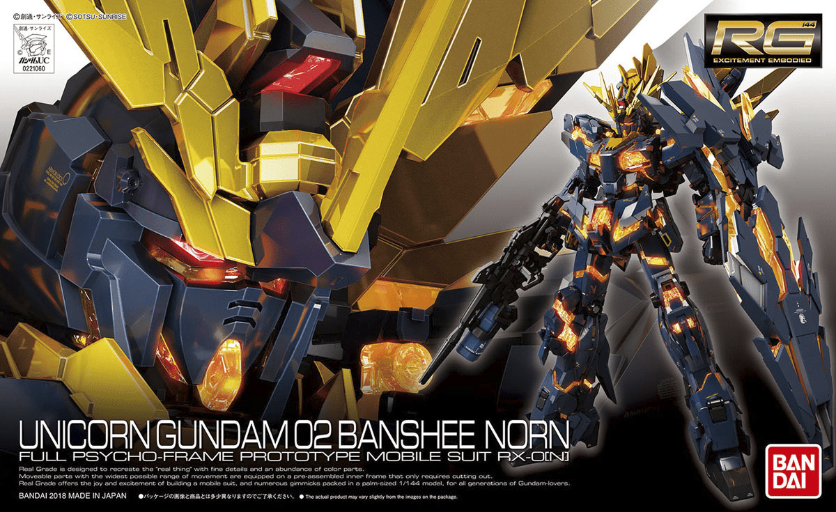RG 1/144 Unicorn Gundam 02 Banshee Norn - Jack Righteous