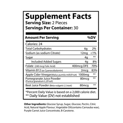 Apple Cider Vinegar Gummies - Gut Health Support & Natural Digestive Aid - Jack Righteous