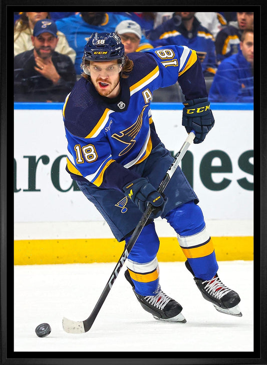 Robert Thomas 20x29 Framed Canvas St. Louis Blues - Jack Righteous