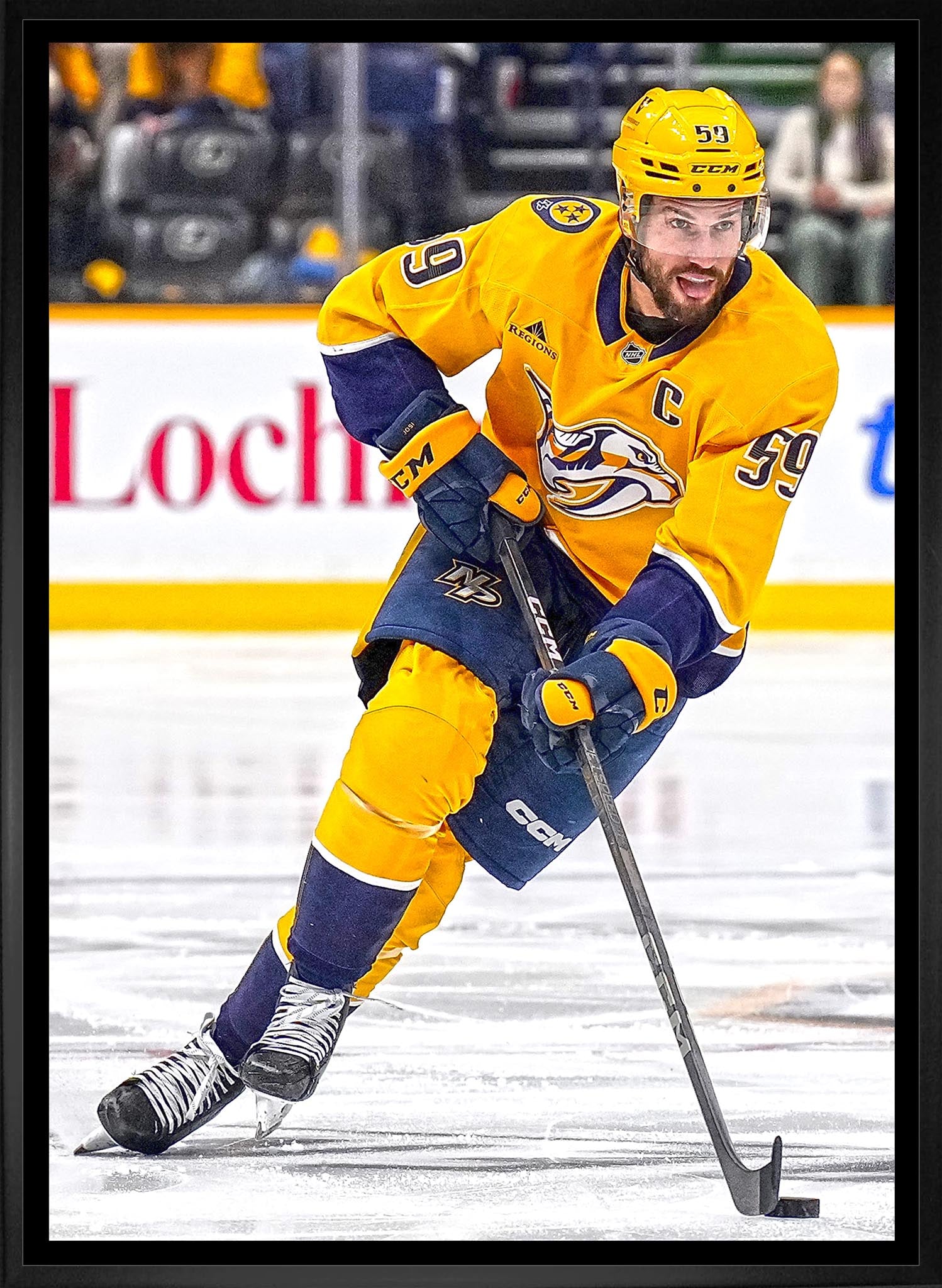 Roman Josi 20x29 Framed Canvas Nashville Predators - Jack Righteous