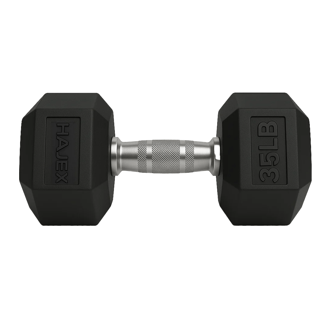 Rubber Hex Dumbbells in Canada (2.5 to 150 LB) - Jack Righteous