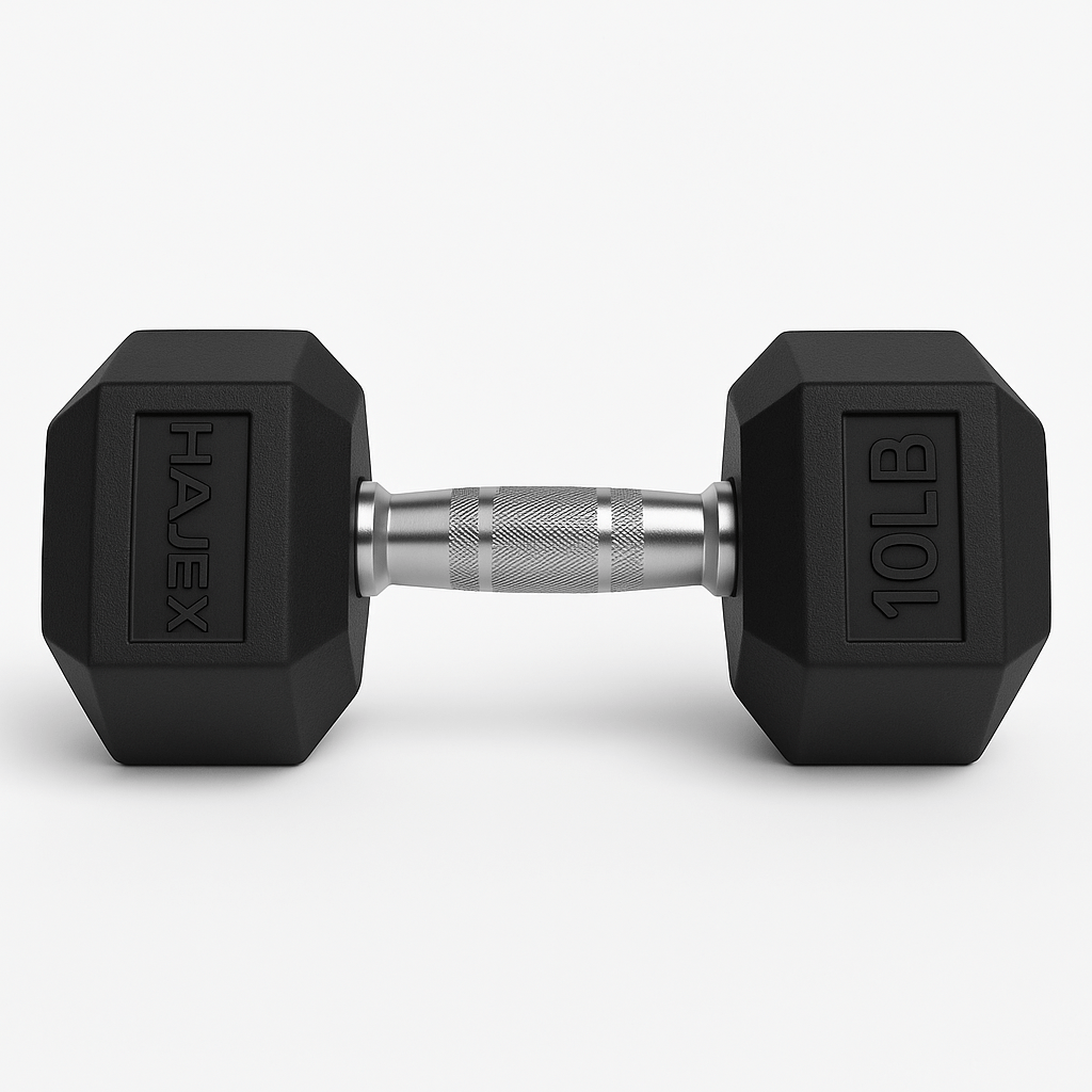 Rubber Hex Dumbbells in Canada (2.5 to 150 LB) - Jack Righteous