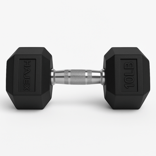 Rubber Hex Dumbbells in Canada (2.5 to 150 LB) - Jack Righteous