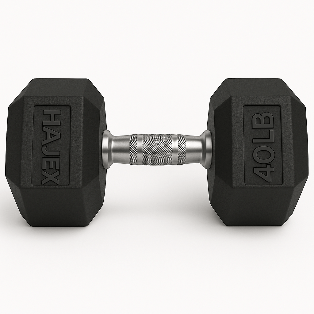 Rubber Hex Dumbbells in Canada (2.5 to 150 LB) - Jack Righteous