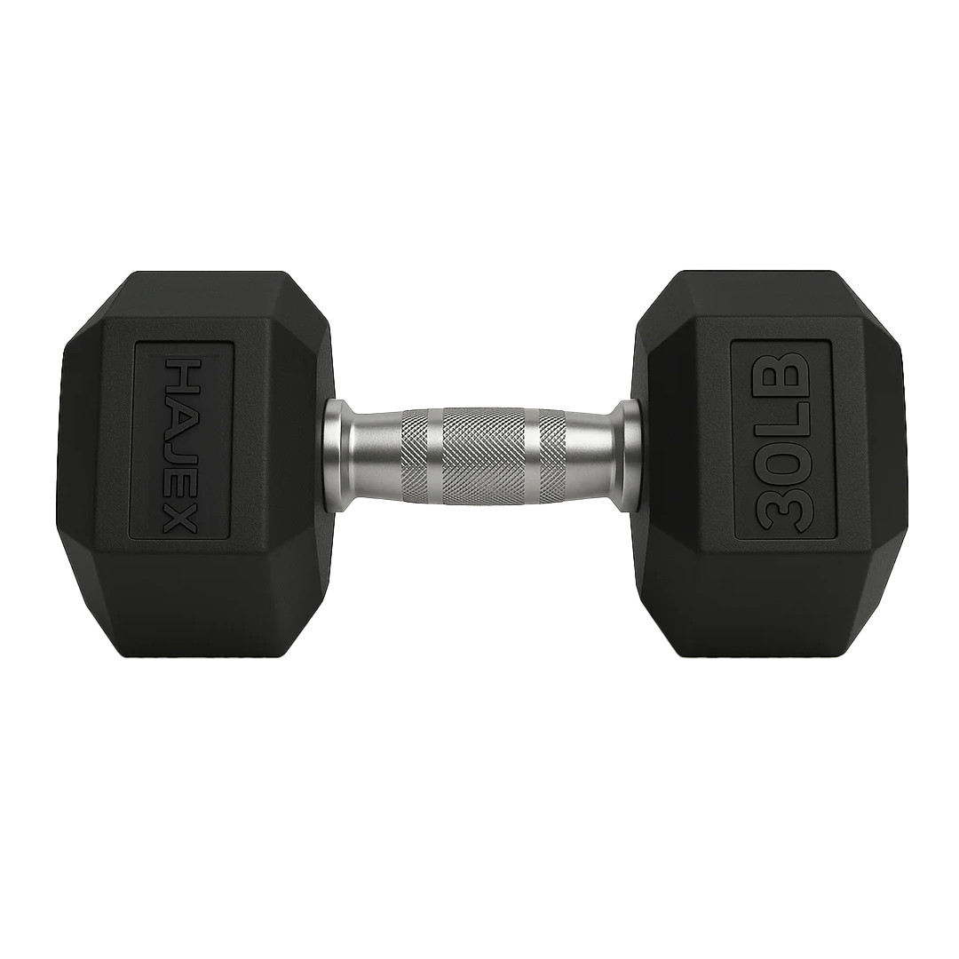 Rubber Hex Dumbbells in Canada (2.5 to 150 LB) - Jack Righteous