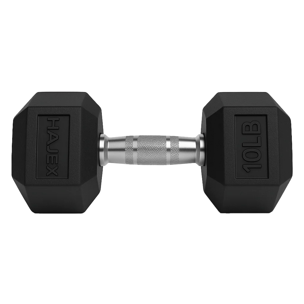 Rubber Hex Dumbbells in Canada (2.5 to 150 LB) - Jack Righteous