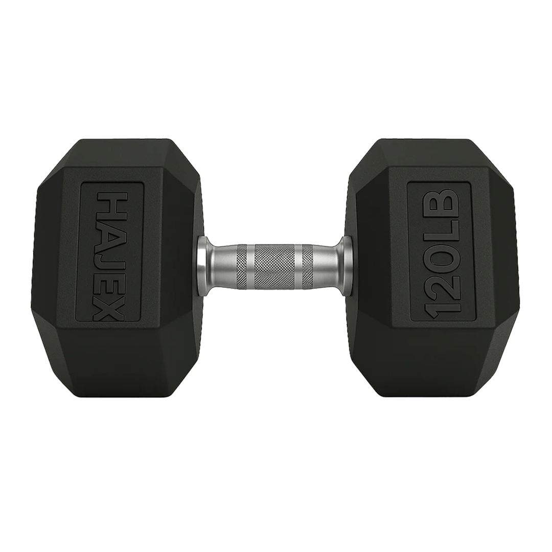 Rubber Hex Dumbbells in Canada (2.5 to 150 LB) - Jack Righteous