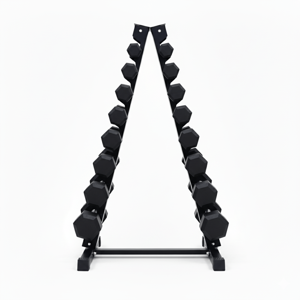 Rubber Hex Dumbbells in Canada (2.5 to 150 LB) - Jack Righteous