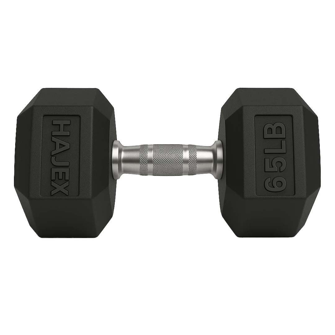 Rubber Hex Dumbbells in Canada (2.5 to 150 LB) - Jack Righteous