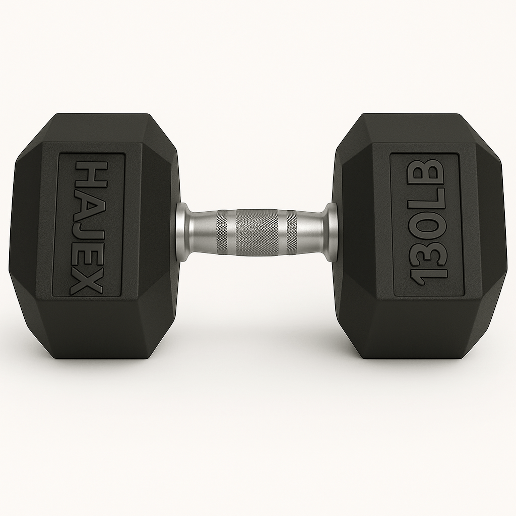Rubber Hex Dumbbells in Canada (2.5 to 150 LB) - Jack Righteous
