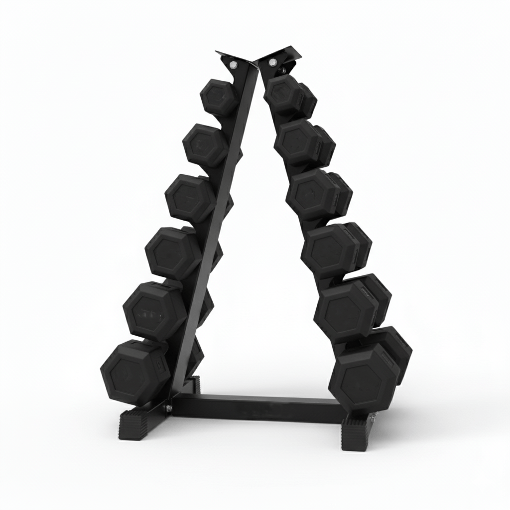 Rubber Hex Dumbbells in Canada (2.5 to 150 LB) - Jack Righteous