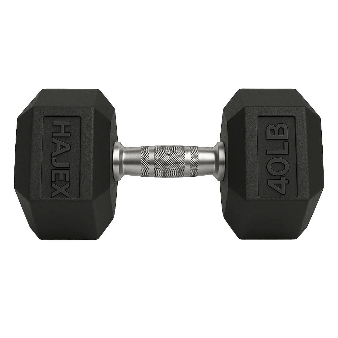 Rubber Hex Dumbbells in Canada (2.5 to 150 LB) - Jack Righteous