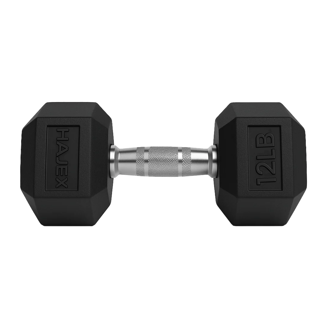 Rubber Hex Dumbbells in Canada (2.5 to 150 LB) - Jack Righteous