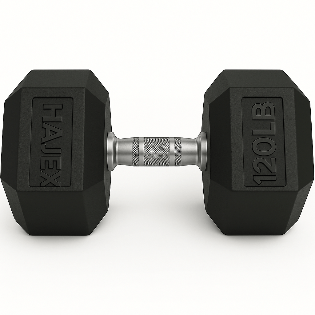 Rubber Hex Dumbbells in Canada (2.5 to 150 LB) - Jack Righteous