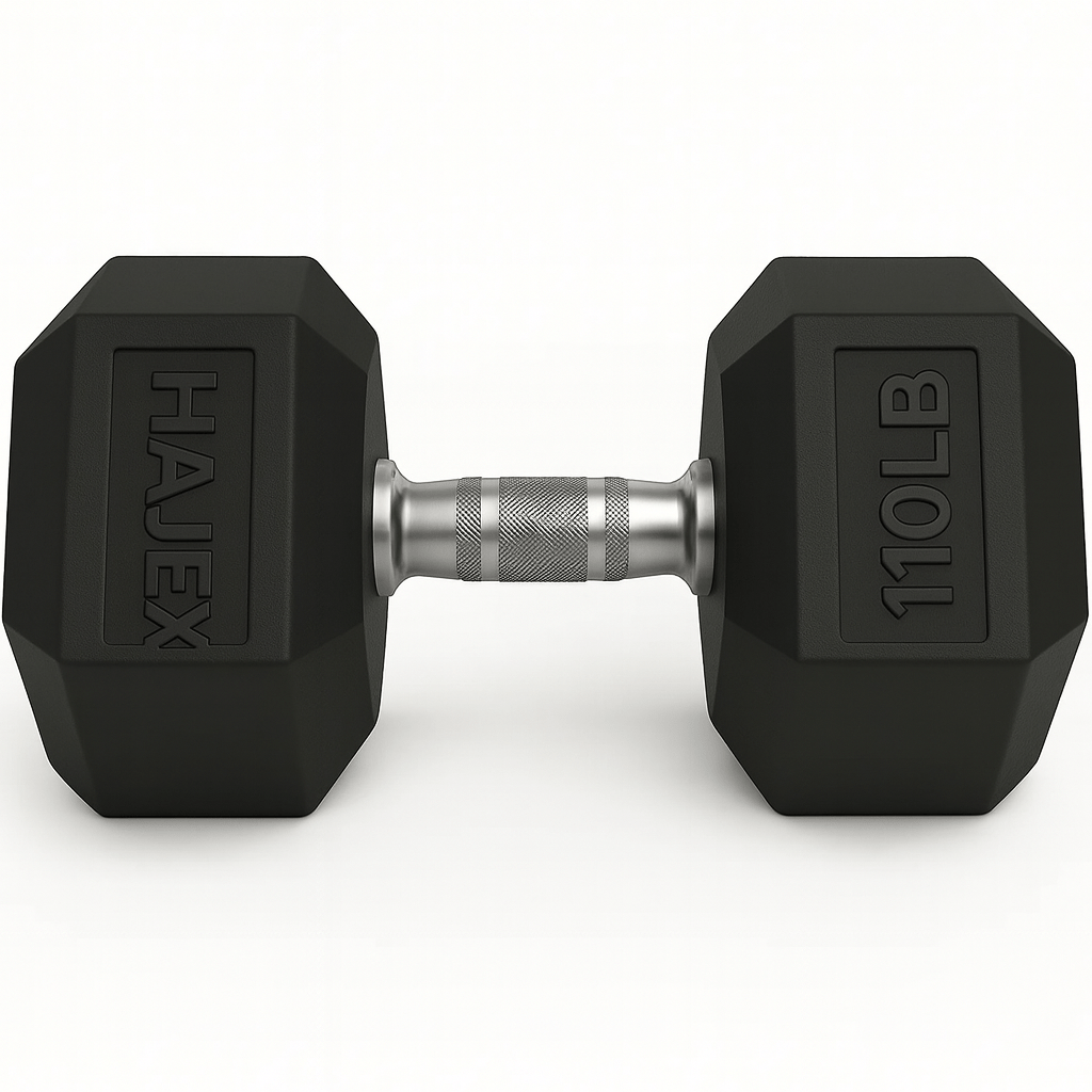 Rubber Hex Dumbbells in Canada (2.5 to 150 LB) - Jack Righteous