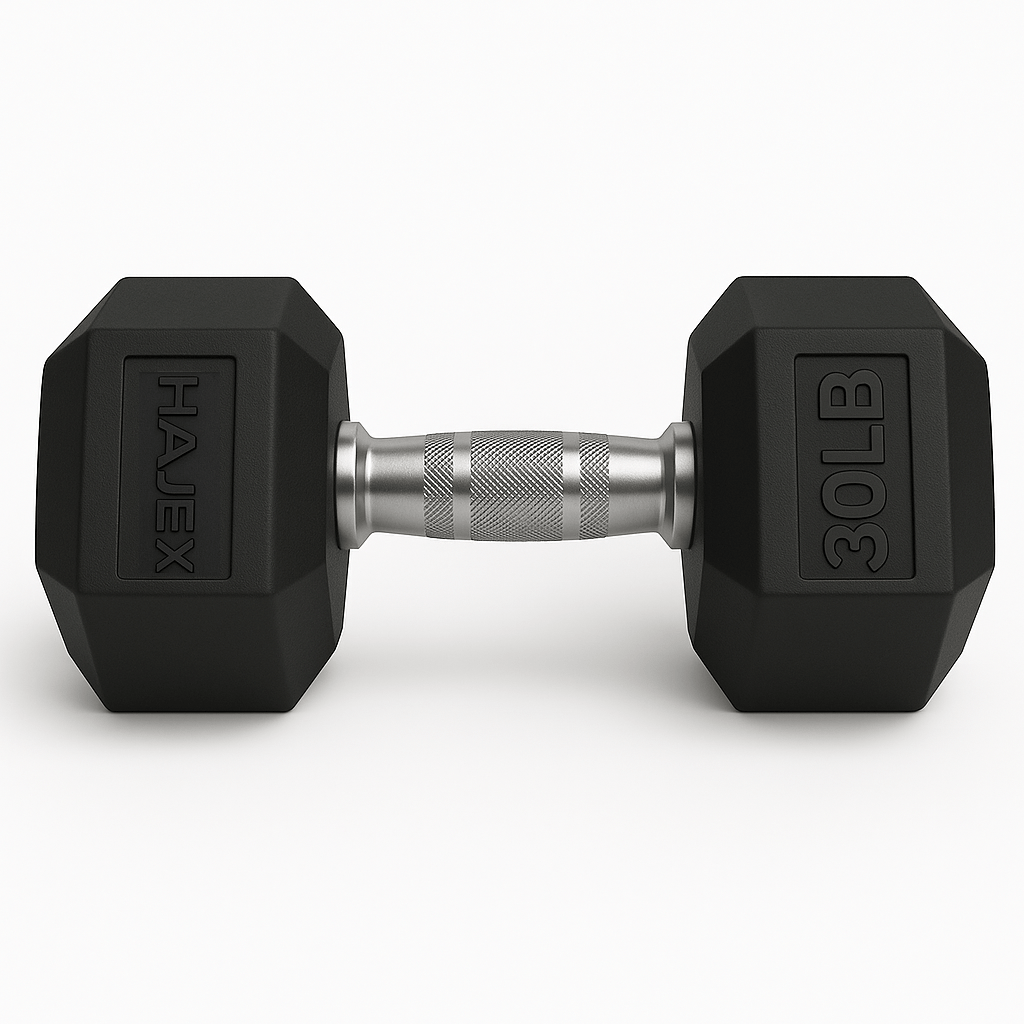 Rubber Hex Dumbbells in Canada (2.5 to 150 LB) - Jack Righteous