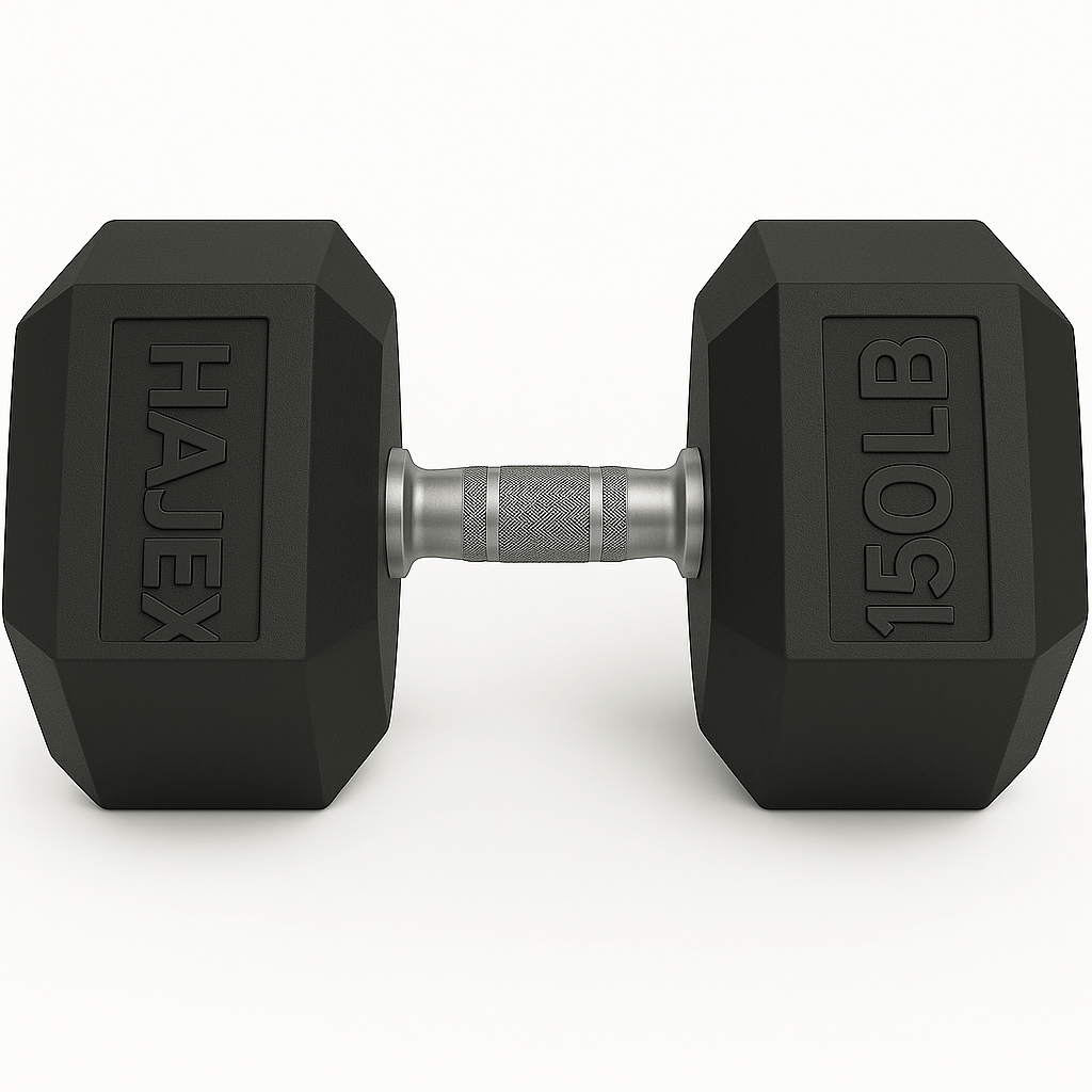 Rubber Hex Dumbbells in Canada (2.5 to 150 LB) - Jack Righteous