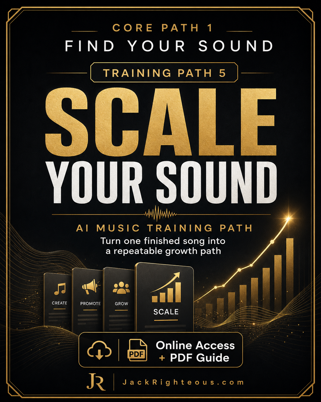 Scale Your Sound Training Path 5 for expanding AI music production into repeatable creator systems