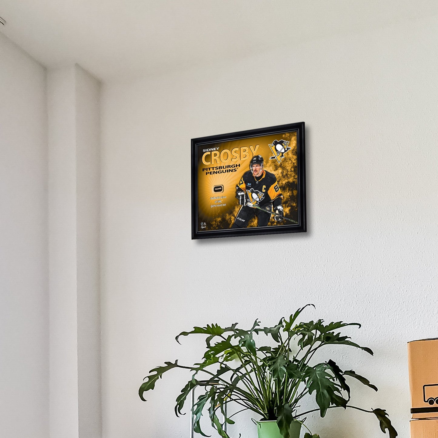 Sidney Crosby 16x20 Photo Frame with Game - Used Net - Pittsburgh Penguins - Jack Righteous