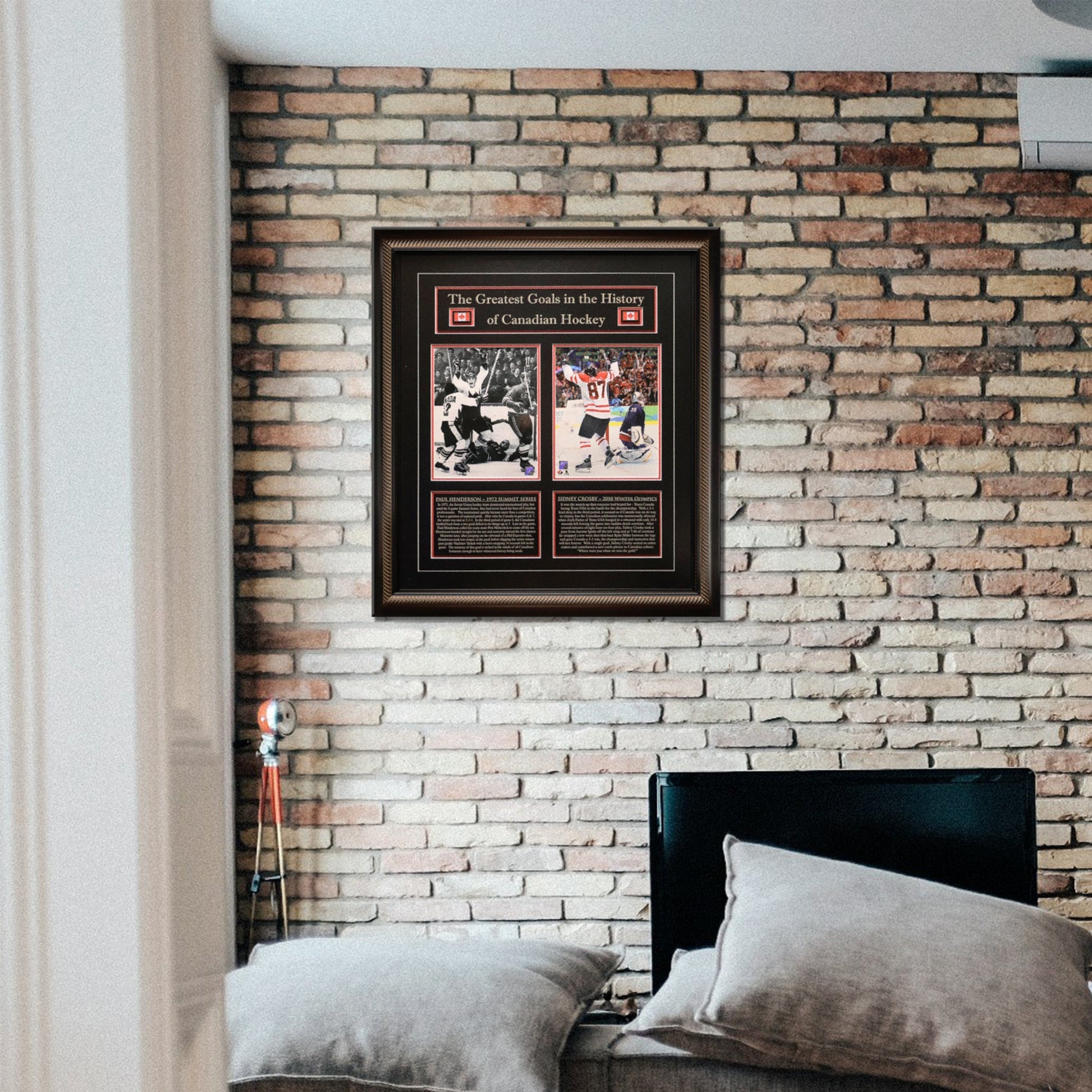 Sidney Crosby and Paul Henderson Framed 8x10 Canada's Greatest Goal Photos - Jack Righteous