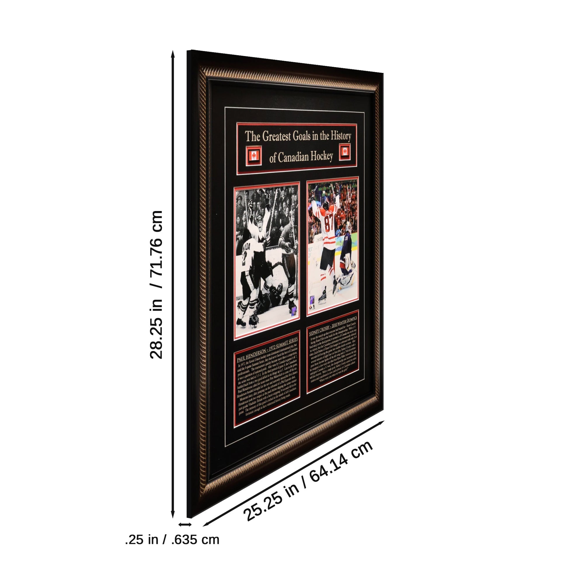 Sidney Crosby and Paul Henderson Framed 8x10 Canada's Greatest Goal Photos - Jack Righteous