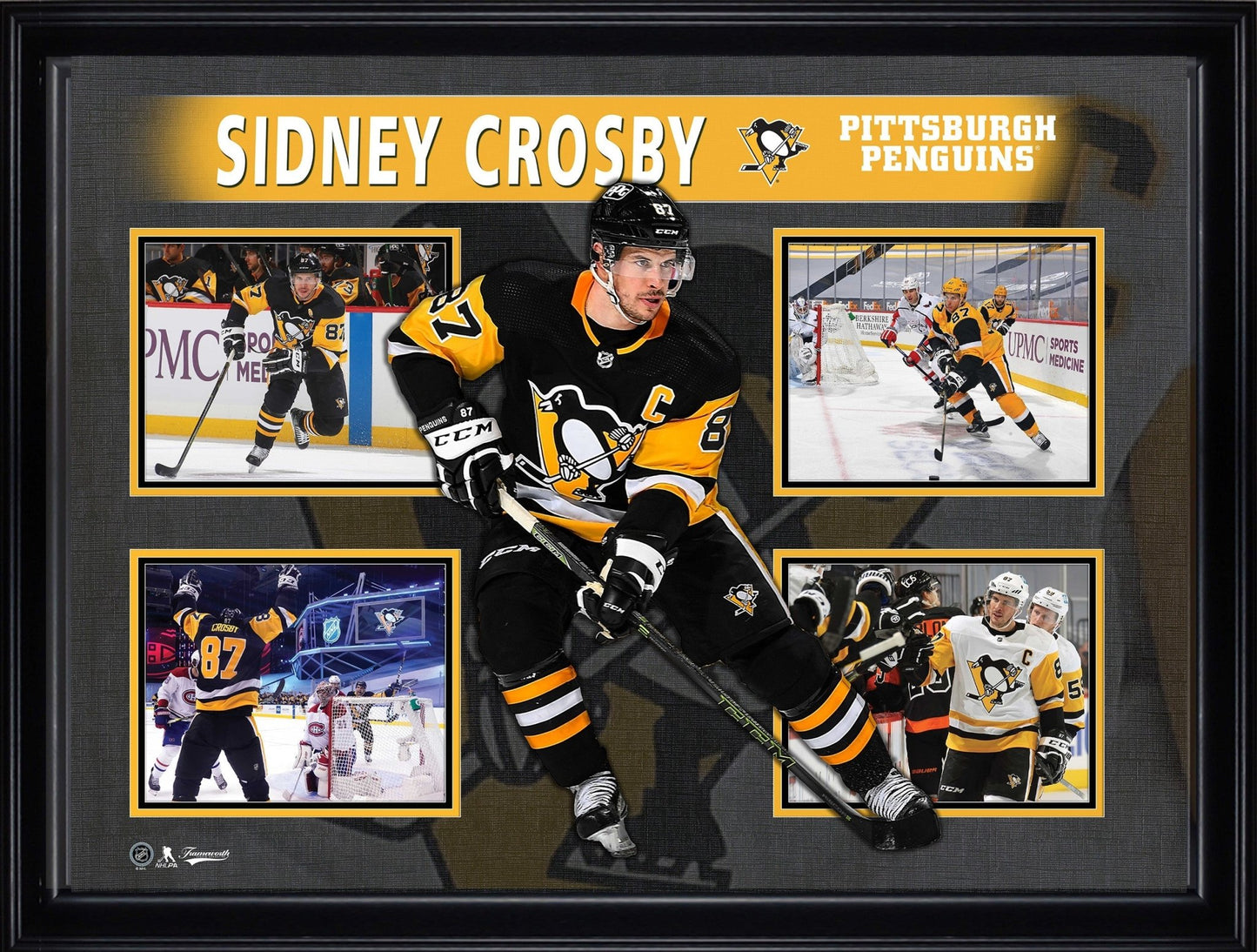 Sidney Crosby Framed 4 Photo Collage Pittsburgh Penguins - Jack Righteous
