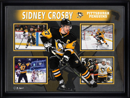 Sidney Crosby Framed 4 Photo Collage Pittsburgh Penguins - Jack Righteous