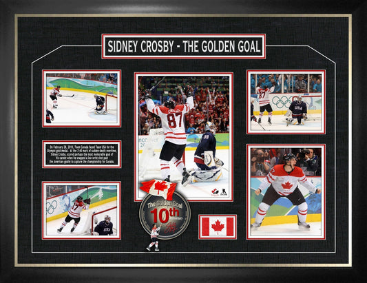 Sidney Crosby Framed Collage Team Canada Golden Goal - Jack Righteous