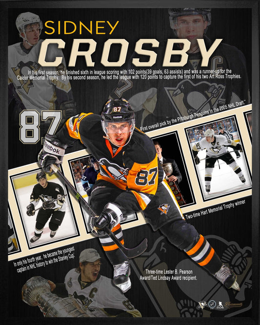 Sidney Crosby Pittsburgh Penguins Framed 16x20 Career Collage - Jack Righteous