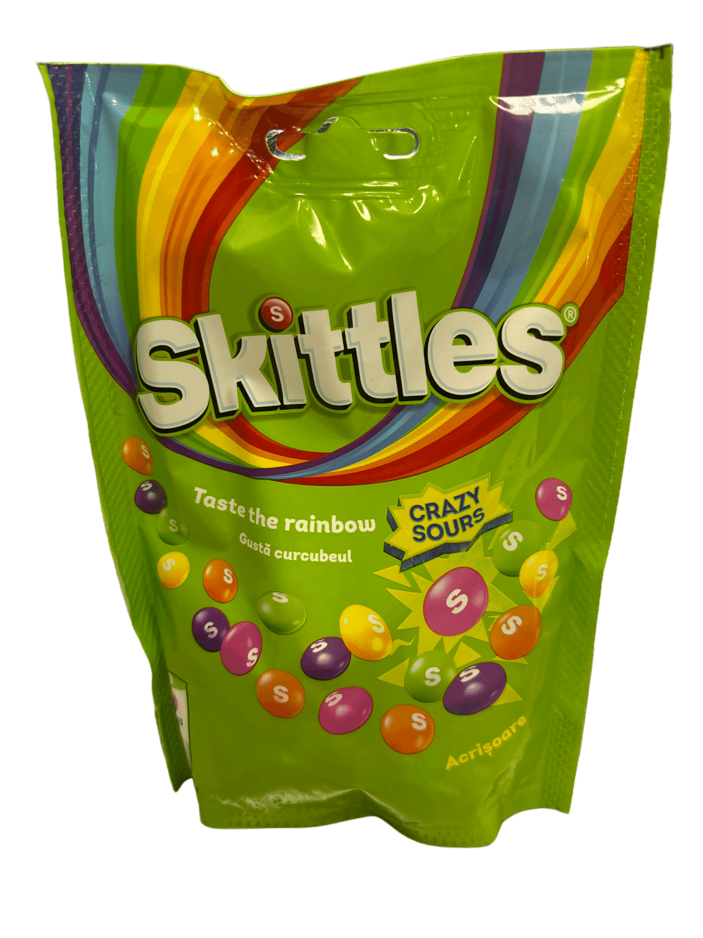 Skittles Crazy Sours Candy Bag - 152G - U.K Edition - Jack Righteous