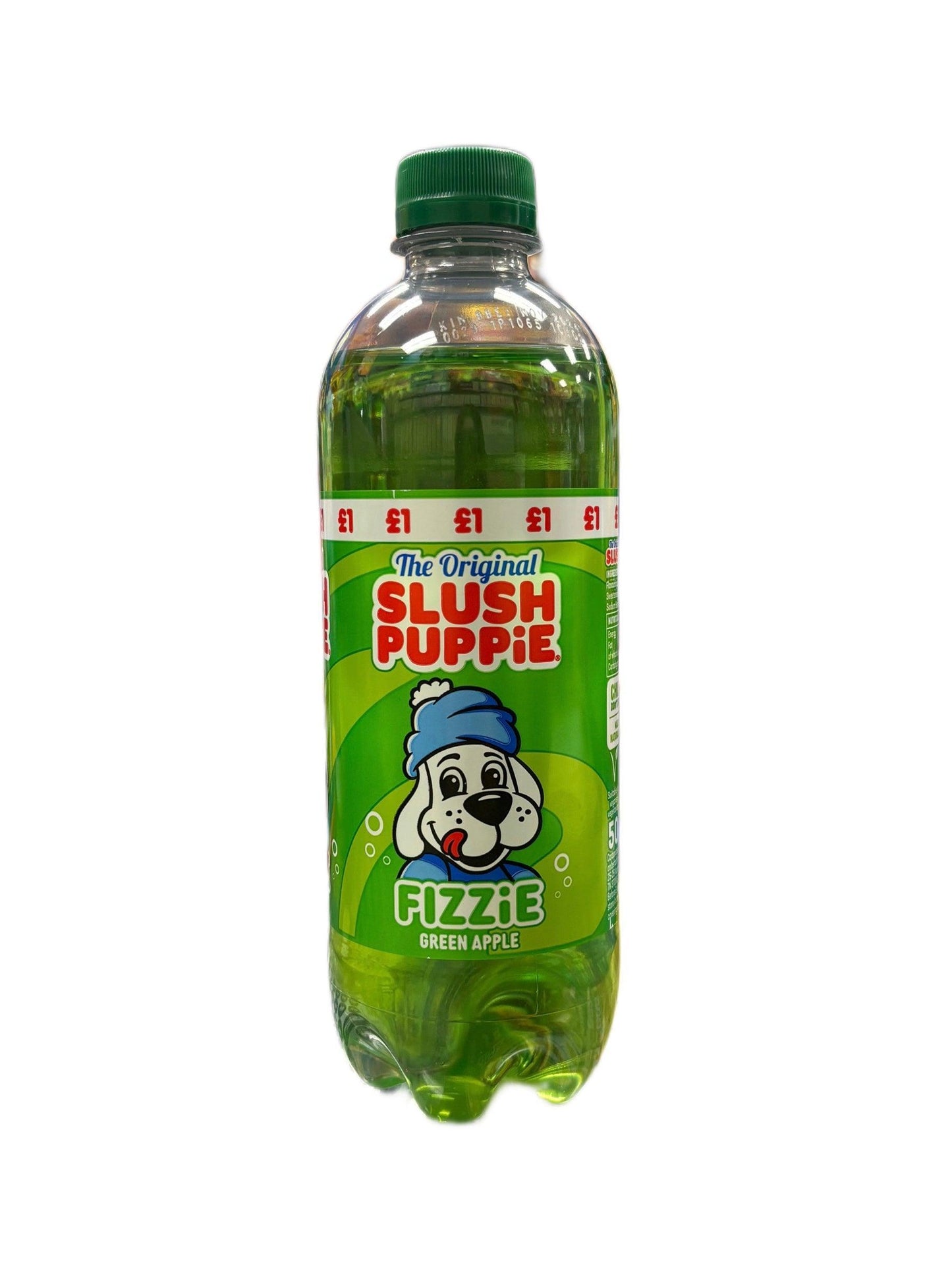 Slush Puppie Fizzie Green Apple Drink 500ml 11/24