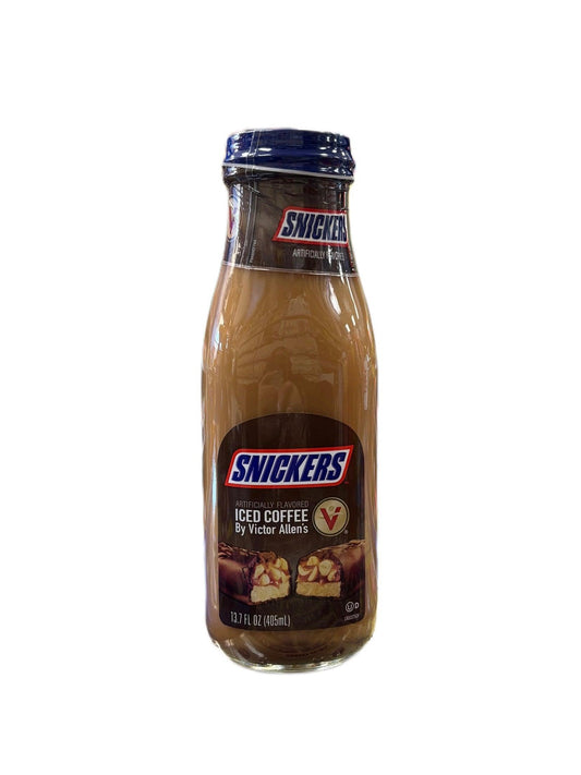 Snickers Iced Coffee Glass Bottle 13.7OZ